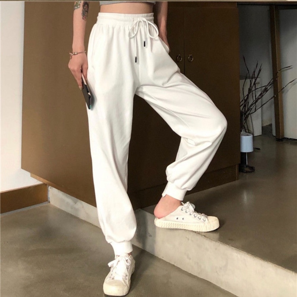 White sweatpants